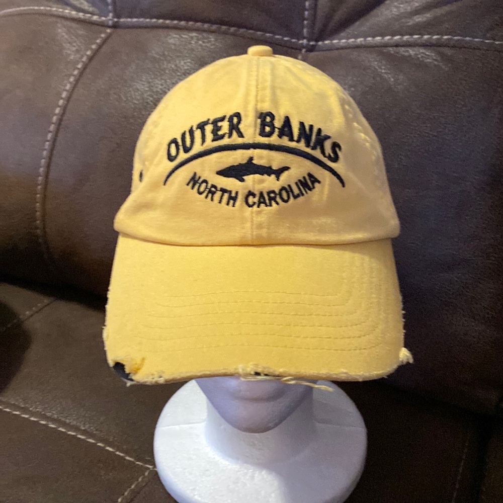 Outer Banks baseball style hat distressed in great condition like new